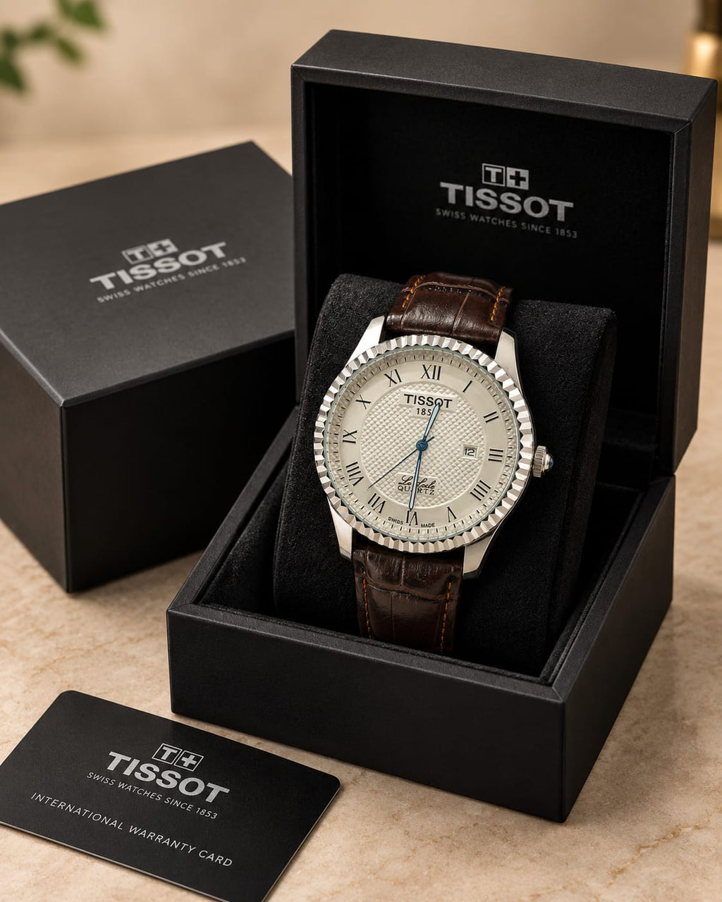 Leather Strap Watch