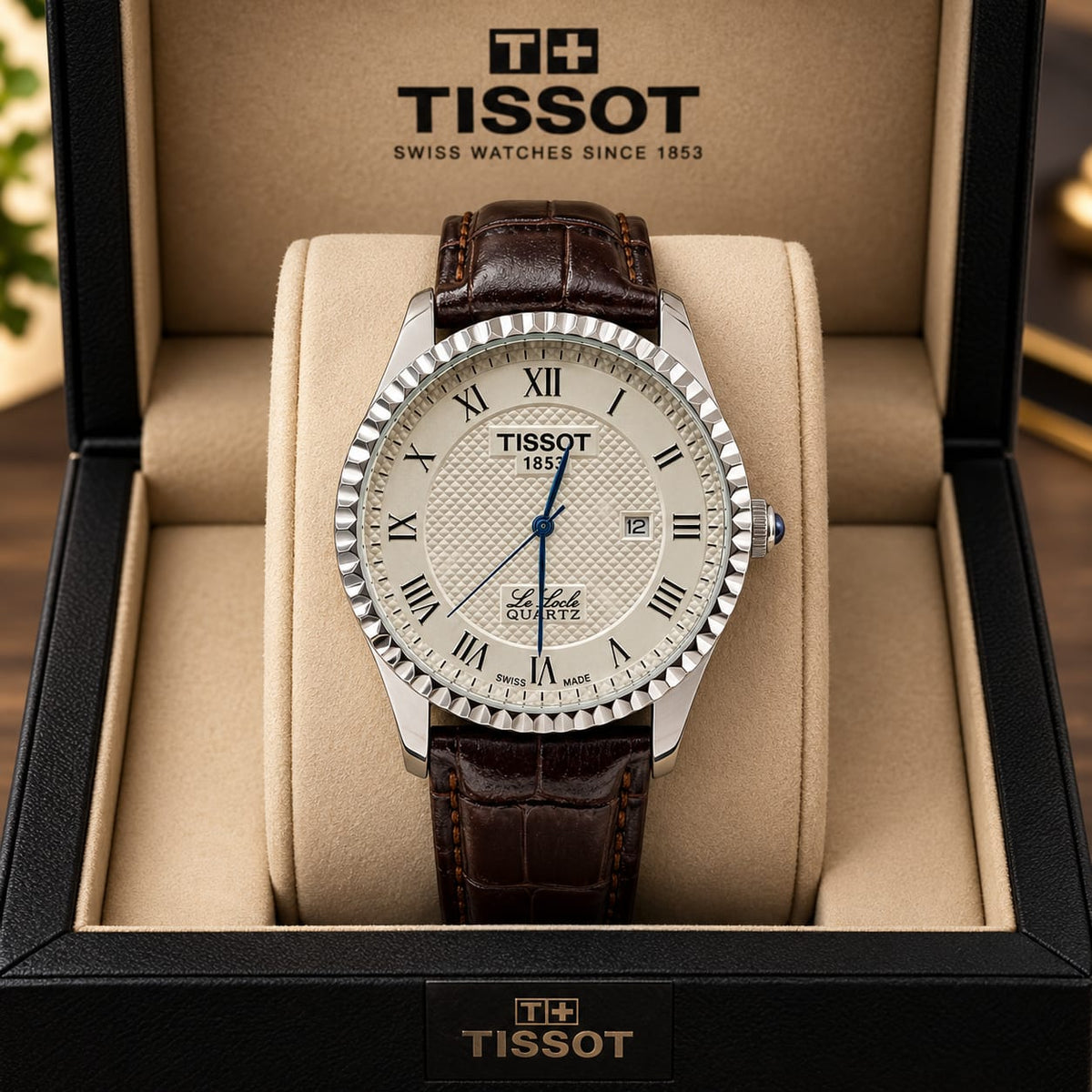 Leather Strap Watch